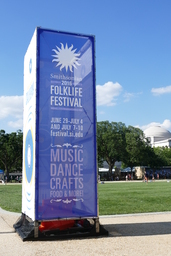 Smithsonian Folklife Festival event signage, 1