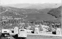 Donner Lake from Donner Summit Lookout, circa 1940s