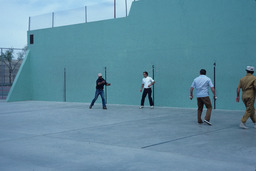 Basque Men Playing Pelota