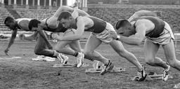 Track and field athletes, University of Nevada, 1962