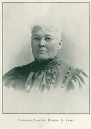 Faculty, Head Librarian and English Professor Hannah Clapp, ca. 1900