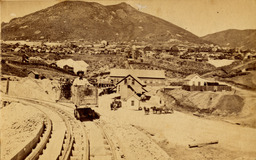 Mount Davidson, from the lower dump of the Gould and Curry Mine, Virginia City