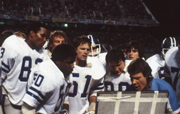 Don Wnek and players, University of Nevada, 1982