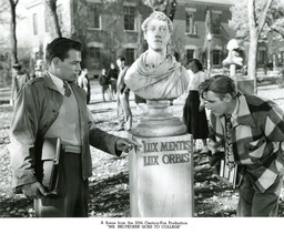 Filming 20th Century-Fox's "Mr. Belvedere Goes to College," Quad and Alice McManus Clark Library, 1949