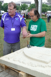 Stone carving