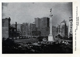 Union Square after the fire