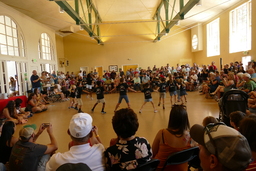 Children dancing and holding hands in circle at 2021 Reno Basque Festival 2