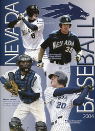 Baseball program cover, University of Nevada, 2004