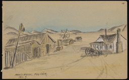 Sketchbook 1, page 10, "Page's Ranch, Fish Creek"