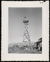 Windmill being constructed on farm, copy 2