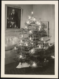 Christmas tree in Dr. Church's home, copy 4