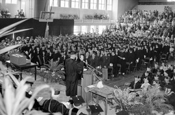 Class of 1953 Commencement, Virginia Street Gymnasium, 1953