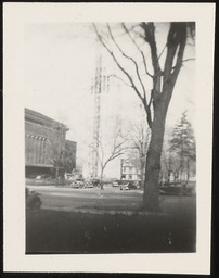 Burton Memorial Tower and surrounding buildings