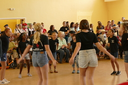 Children dancing in circle at 2021 Reno Basque Festival