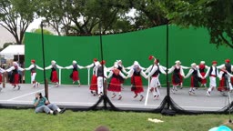 Oinkari dancers dancing in a circle