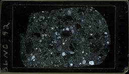 Thin section 56NC92, rhyolite (polarized)
