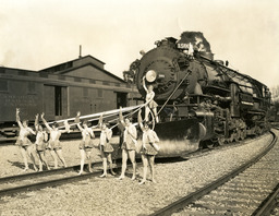 Unpublished publicity photo for the 5000 class locomotives (July 1925)
