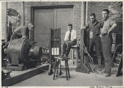Electrical Engineering Class, Electrical Engineering Building, 1920