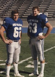 Kyle Jondle and Mike Micone, University of Nevada, circa 1988