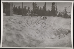 Snow bank with hoarfrost coverage, copy 3