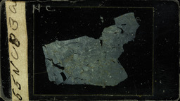 Thin section 55NC83a, nontronite (polarized)