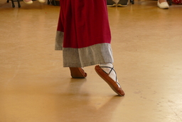 Dancer on tiptoe at 2021 Reno Basque Festival