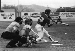 Baseball player, University of Nevada, 1980