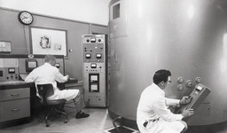Nuclear Engineering Department's first nuclear reactor, 1963