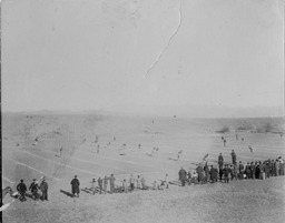 Football game, University of Nevada, circa 1898