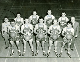 Men's basketball team, University of Nevada, 1949