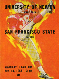 Football program cover , University of Nevada, 1964