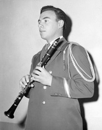 Marching Band member Robert Wollet, 1965