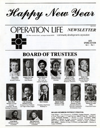 Newsletter cover published by Operation Life, 1979