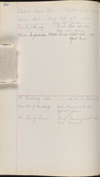 Cemetery Record, page 208