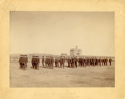 Cadet Corps, Morrill Hall, ca. 1889