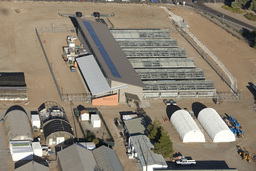 Aerial View of the Nevada Agricultural Experiment Station Greenhouse Complex, 2010