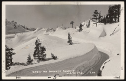 Snow on Donner Summit, Highway 40 