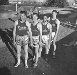 Relay team, University of Nevada, 1958