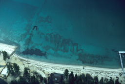 Lake Tahoe and Incline Village aerial view, looking North, 1965