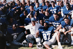 Football team, University of Nevada, 1988
