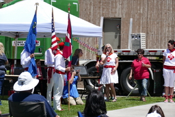 Presentation of the dancers at the 39th Annual Basque Festival in Winnemucca