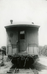 Last remaning Carson and Colorado Railroad passenger coach (1939)