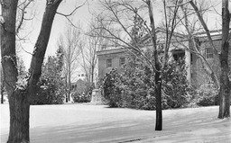 Winter on campus, Mackay School of Mines, ca. 1930