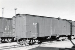 Southern Pacific narrow gauge boxcars No. 130 and No. 1 (1950)