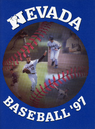 Baseball program cover, University of Nevada, 1997