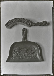 Carved dust pan and brush, copy 2