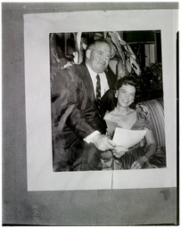 Dr. and Mrs. Ernest Mack of Reno at cocktail party