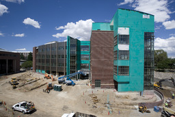 Davidson Mathematics and Science Center construction, 08/04/2009