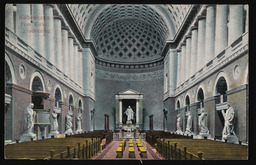 Interior of cathedral Vor Frue Kirke