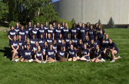 Track and field team, University of Nevada, 2002